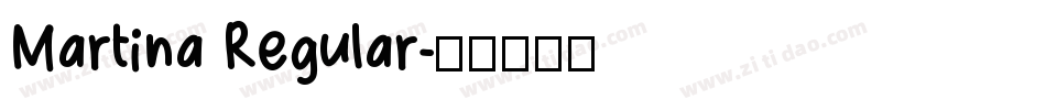 Martina Regular字体转换